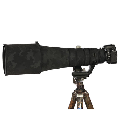 CHASING BIRDS lens Camouflage coat for NIKON AF-S 600mm F4 E waterproof and rainproof camo lens coat protective cover Version IV Shadow Black China Mainland