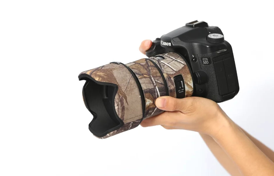 ROLANPRO Lens Coat for Nikon AF-S 50mm F/1.4 G Lens Protective Sleeve Rain Cover Guns Protection Case Clothing Jungle waterproof China Mainland