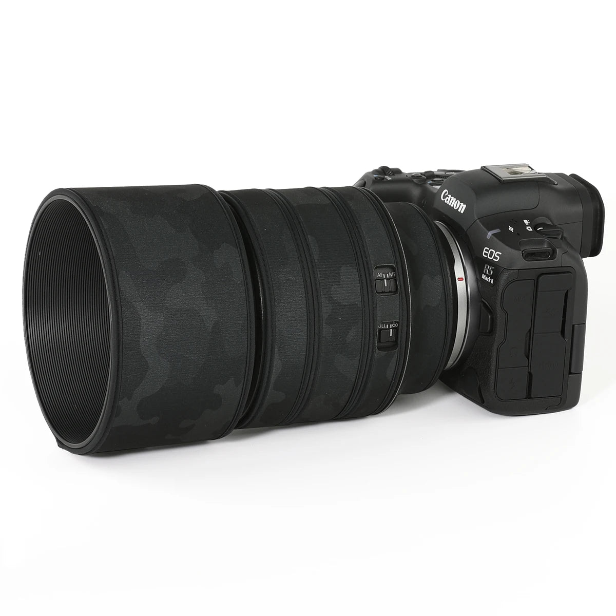 CHASING BIRDS camouflage lens coat for CANON RF 85mm F1.2 L USM waterproof and rainproof lens protective cover Shadow Black China Mainland