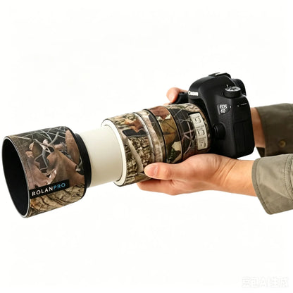 RolanPro Lens Coat for Canon EF 70-300mm F4-5.6L IS USM – Waterproof Camo Rain Cover