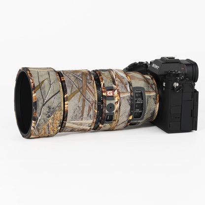 CHASING BIRDS Lens Camouflage Waterproof Coat for SONY FE 100mm F2.8 Macro GM OSS Rainproof Lens Protective Cover Version IV Reed