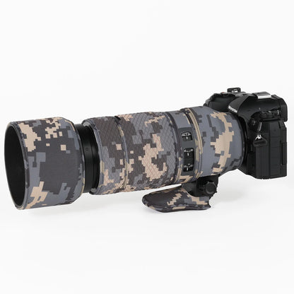 CHASING BIRDS camouflage lens coat for Olympus 100-400mm F5-6.3 IS ED MSC elastic waterproof and rainproof OM 100400 lens cover Digital