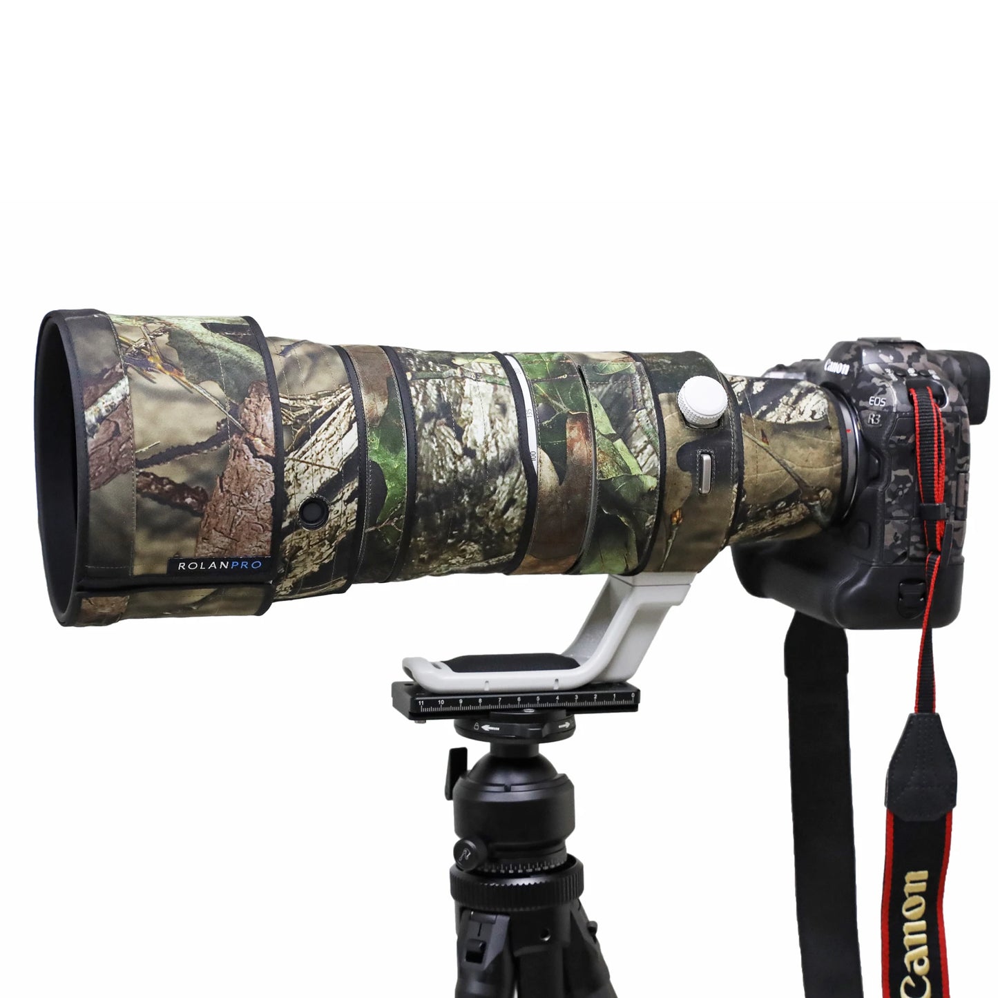 ROLANPRO Waterproof Lens Coat for Canon RF 100-300mm F/2.8 L IS USM Rain Cover Guns Protection Case for CANON RF 100 300mm Cover