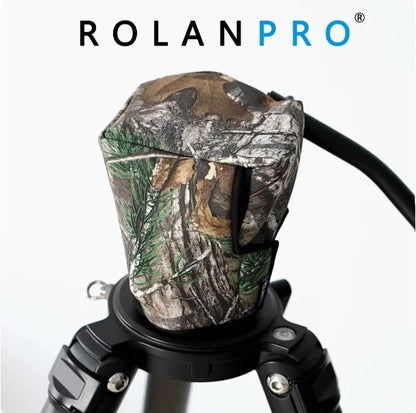 ROLANPRO Tripod Cloud Terrace Protective Coat for LEOFOTO BV-15 Fluid Head Hydraulic Tripod Head Cover Jungle waterproof China Mainland