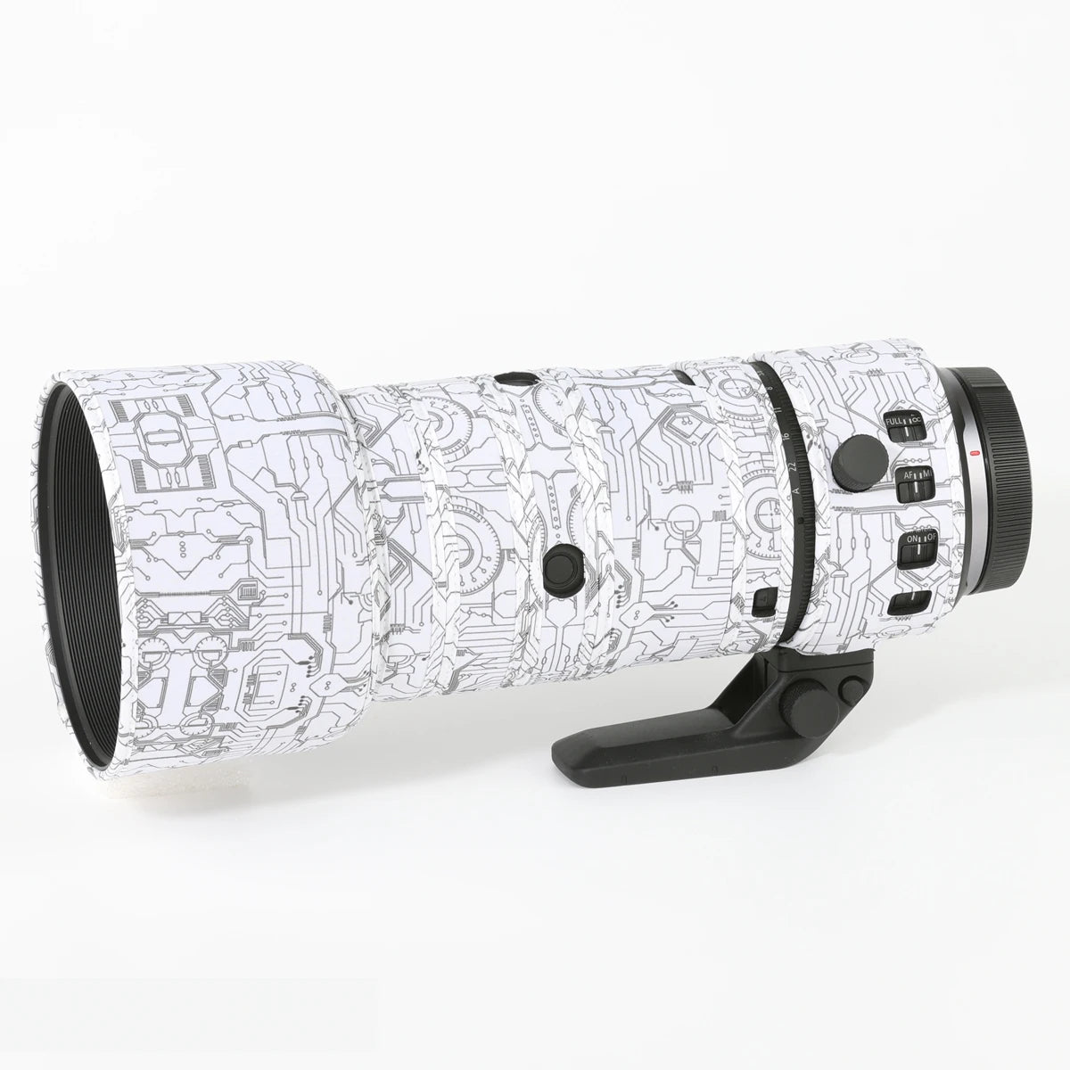 Chasing birds camouflage lens coat for CANON RF 70-200 mm L IS USM Z waterproof and rainproof lens protective cover Electric White China Mainland