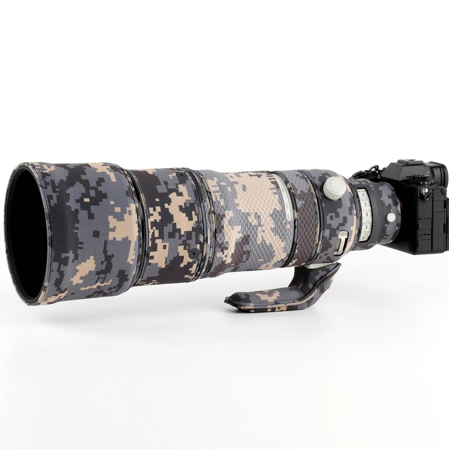 CHASING BIRDS Ver IV Lens Coat for Sony FE 100-400mm F4.5 GM OSS – Waterproof Camo Cover