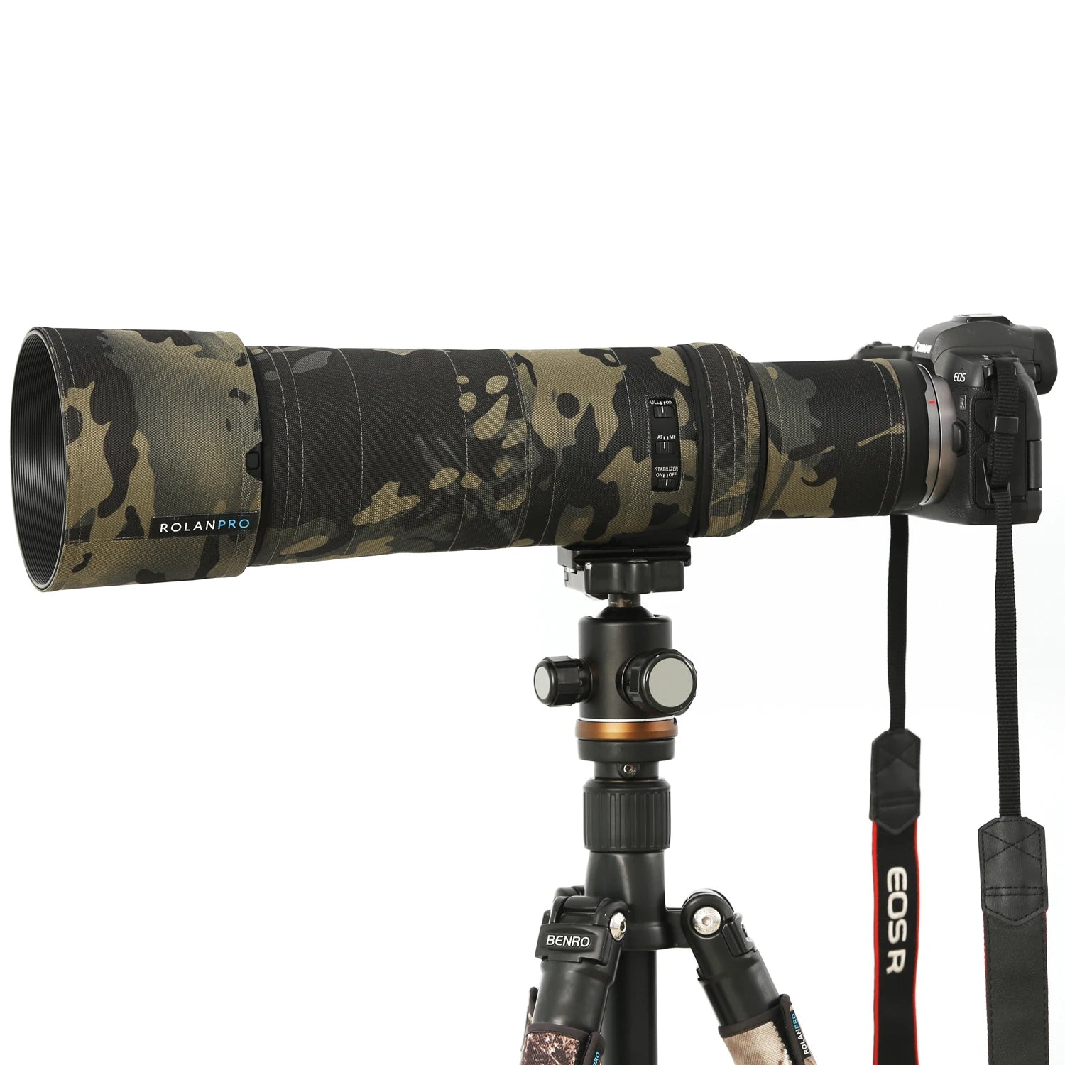 ROLANPRO Waterproof Lens Camouflage Cover for Canon RF 800mm F11 IS STM Coat Lens Sleeve Guns Case dslr Cameras canon rf 800