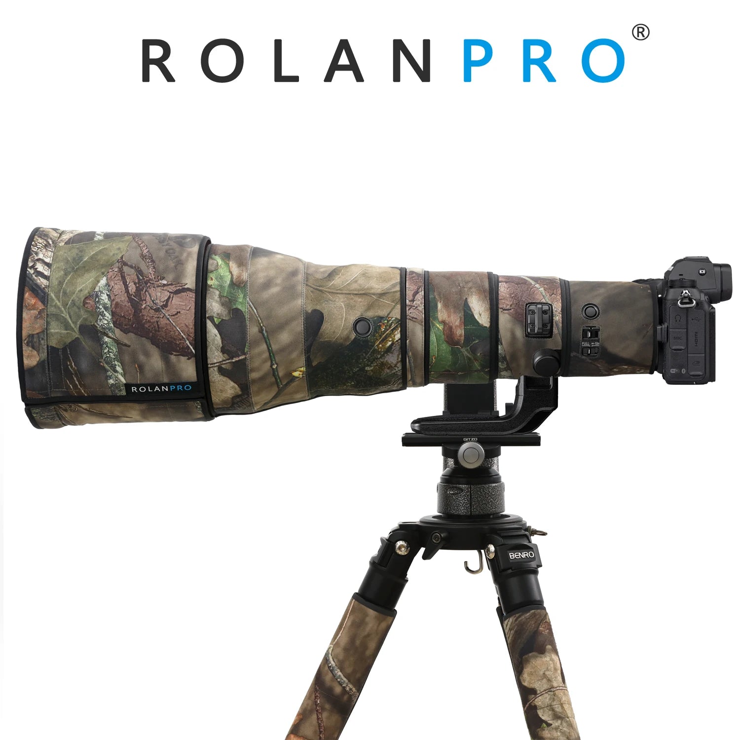 ROLANPRO Waterproof Lens Coat for Nikon Z 800mm F/6.3 VR S Lens Protective Sleeve Nikon Z800 f6.3 Rain Cover Guns Cloth Case