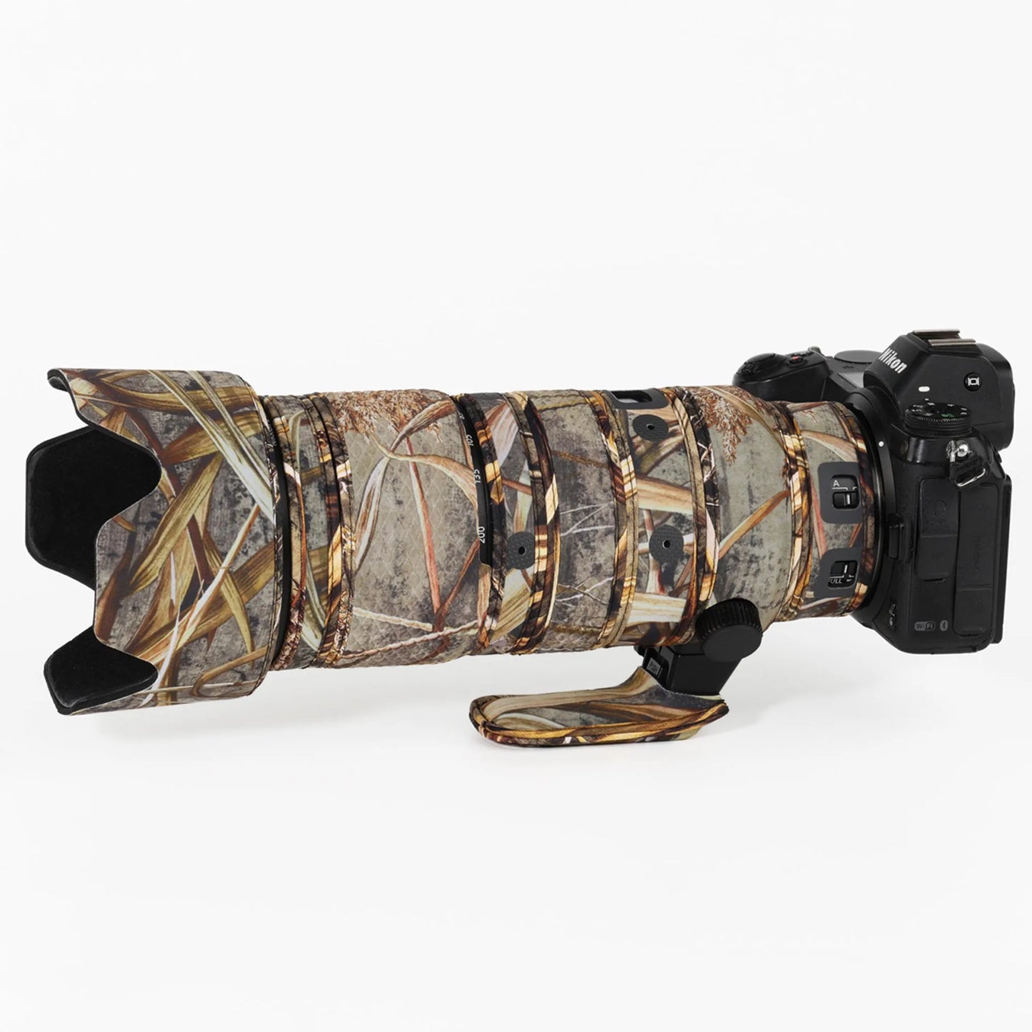 CHASING BIRDS camouflage lens coat for NIKON Z 70-200mm F2.8 VR S waterproof and rainproof protective cover z 70200 lens cover Reed