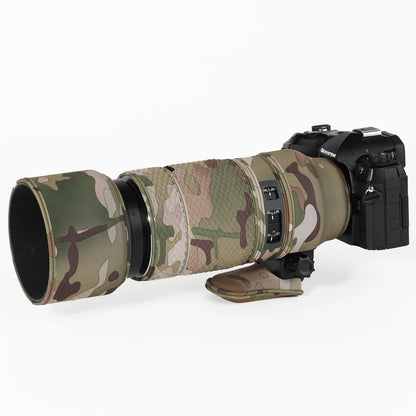 CHASING BIRDS camouflage lens coat for Olympus 100-400mm F5-6.3 IS ED MSC elastic waterproof and rainproof OM 100400 lens cover Desert
