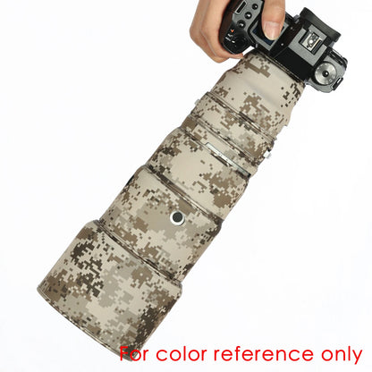 CHASING BIRDS Version IV Lens Camouflage Coat for SONY FE 135 mm F1.8 GM waterproof and rainproof lens protective cover Brown Grid China Mainland