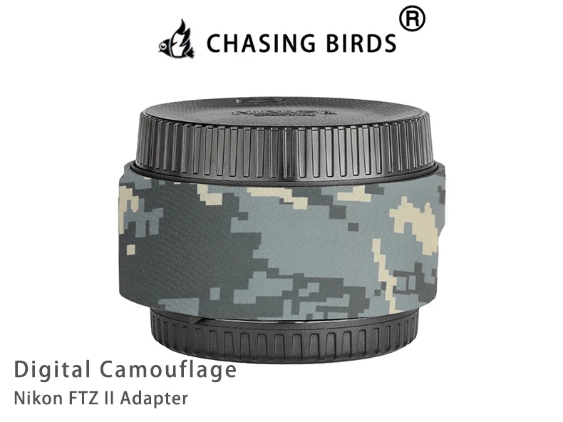 CHASING BIRDS Camouflage Waterproof Protective Coat for Nikon FTZ II Adapter rainproof cover Digital China Mainland