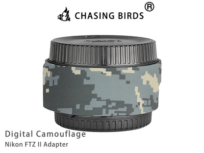 CHASING BIRDS Camouflage Waterproof Protective Coat for Nikon FTZ II Adapter rainproof cover Digital China Mainland