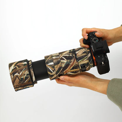 RolanPro Lens Coat for Sony FE 100-400mm F5.6-8 OSS (SEL100400) – Waterproof Camo Cover