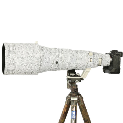 CHASING BIRDS camouflage lens coat for CANON RF 600mm F4 L IS USM waterproof and rainproof lens protective cover canon rf 600mm Electric White China Mainland
