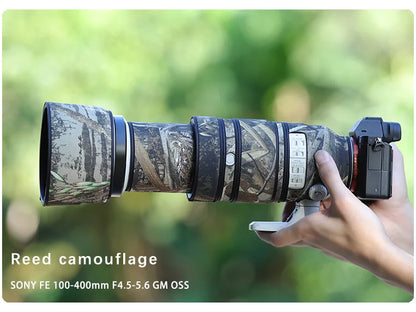CHASING BIRDS lens camouflage coat for SONY FE 100-400mm GM waterproof and rainproof lens protective cover SEL 100400 lens cover Reed China Mainland