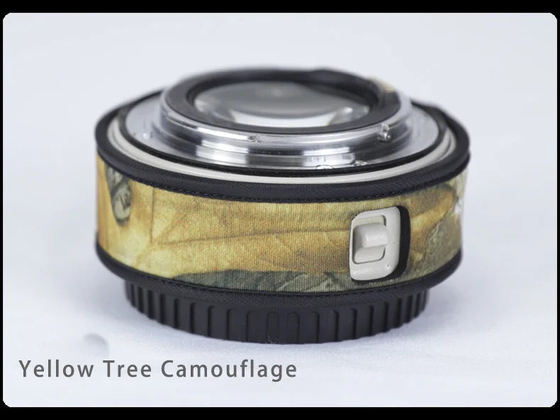 Chasing birds camouflage lens coat for CANON RF teleconverter TC 1.4X 2.0X waterproof and rainproof lens protective cover Yellow tree RF1.4X China Mainland