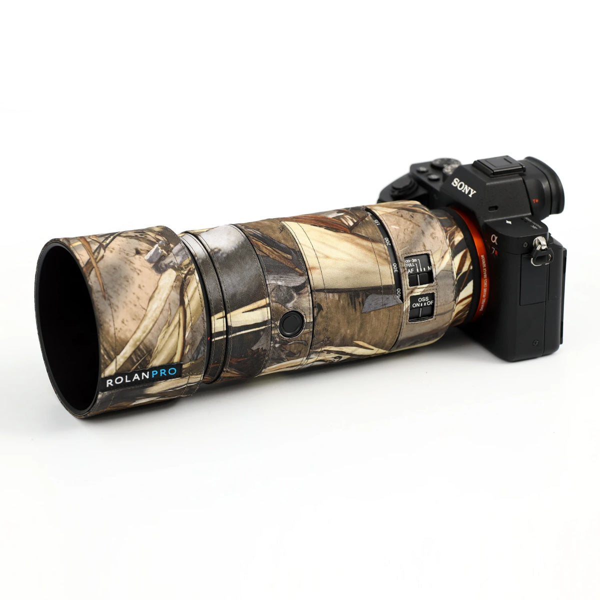 RolanPro Lens Coat for Sony FE 100-400mm F5.6-8 OSS (SEL100400) – Waterproof Camo Cover
