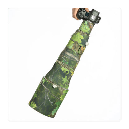 CHASING BIRDS camouflage lens coat for CANON EF 400mm F2.8 L IS III USM waterproof and rainproof elasticity len protective cover Green leaf China Mainland