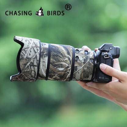 CHASING BIRDS camouflage lens coat for NIKON Z 50 mm F1.2 S waterproof and rainproof lens protective cover