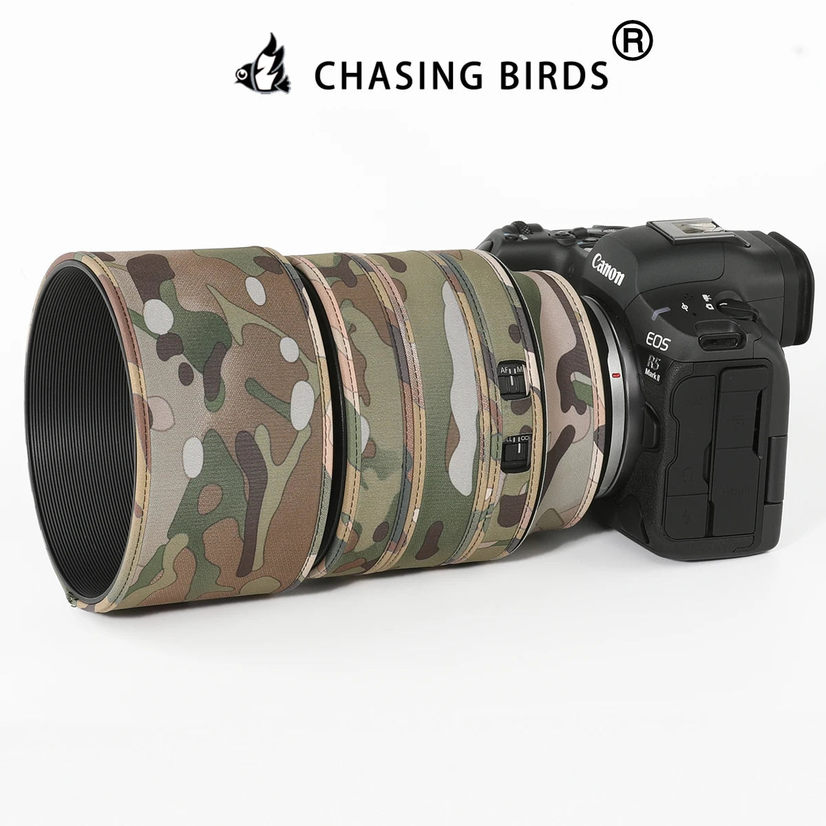 CHASING BIRDS camouflage lens coat for CANON RF 85mm F1.2 L USM waterproof and rainproof lens protective cover