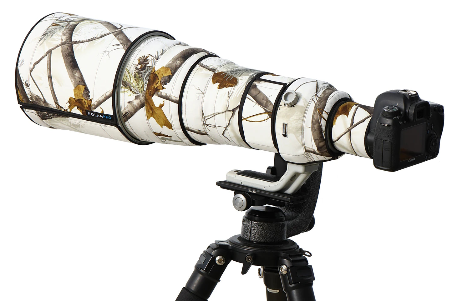 ROLANPRO Lens Camouflagt Coat for Canon EF 800mm F/5.6 L IS USM Lens Protective Sleeve Guns Case Canon 800 f5.6 Coat Backpack