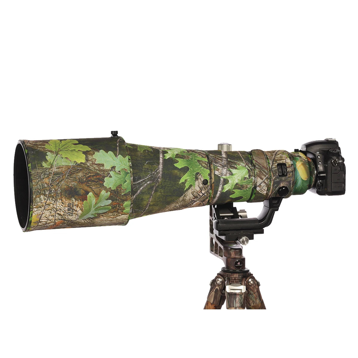 CHASING BIRDS lens Camouflage coat for NIKON AF-S 600mm F4 E waterproof and rainproof camo lens coat protective cover Version IV Green leaf China Mainland