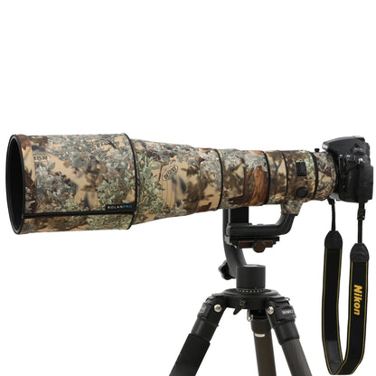 ROLANPRO Waterproof Lens Camo Coat for Nikkor Nikon AF-S 600mm F/4E FL ED VR Lens Cover Protective Sleeve Nikon 600f4e Case No.14 Waterproof China Mainland