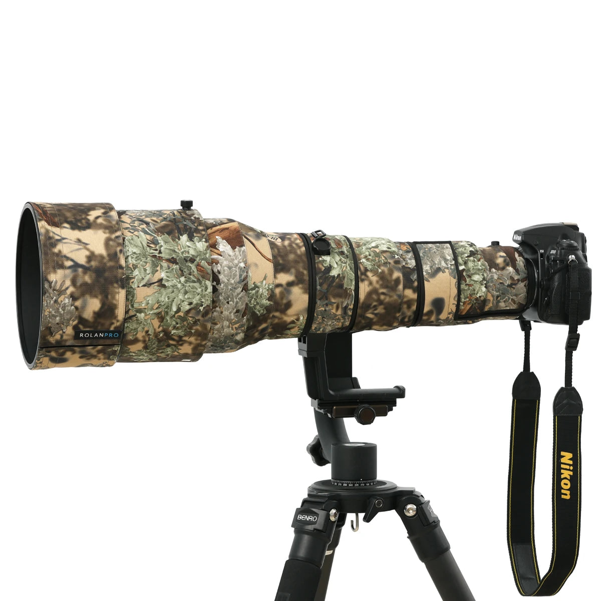 ROLANPRO Waterproof Lens Camouflage Coat for Nikon AF-S 600mm f/4G ED VR Lens Protection Sleeve Nikon 600F4G Lens Cover No.14 Waterproof