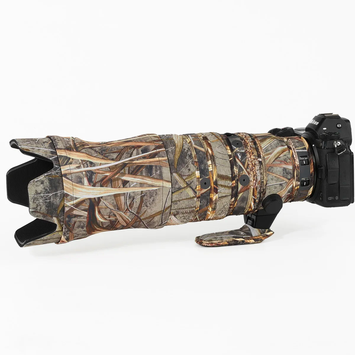 CHASING BIRDS camouflage lens coat for NIKON Z 100-400mm F4.5-5.6 VR S waterproof and rainproof protective cover nikon Z 100400 Reed