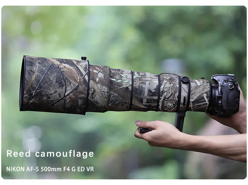 CHASING BIRDS camouflage lens coat for NIKON AF-S 500 F4 G waterproof and rainproof lens protective cover nikon 500mm lens cover Reed China Mainland