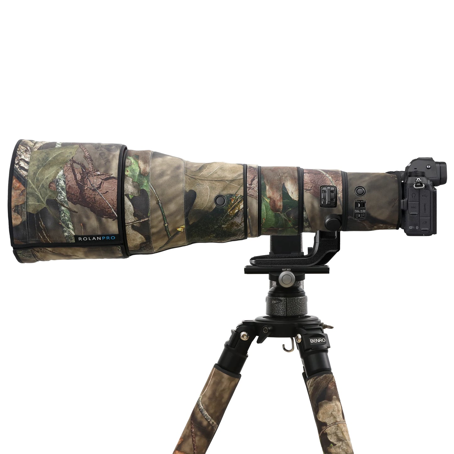ROLANPRO Waterproof Lens Coat for Nikon Z 800mm F/6.3 VR S Lens Protective Sleeve Nikon Z800 f6.3 Rain Cover Guns Cloth Case
