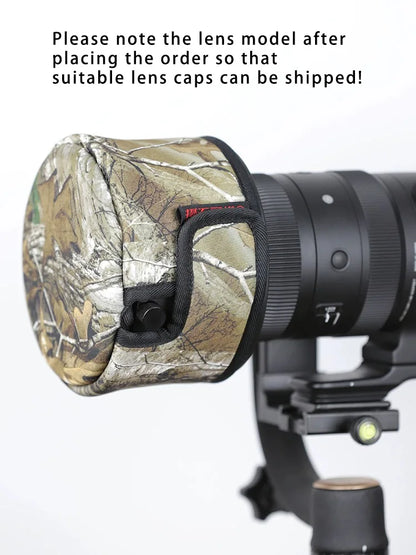 CHASING BIRDS lens cap lens camouflage waterproof shot cap for CANON NIKON lens hood rainproof camo lens cap