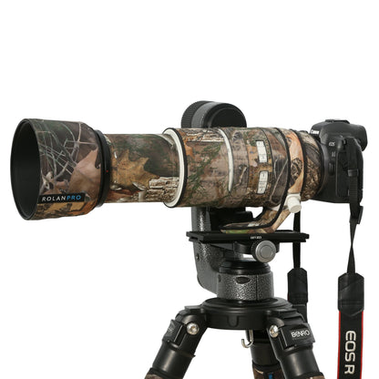 ROLANPRO Lens Coat for Canon RF 100-500mm F/4.5-7.1 L IS USM Rainproof Protective Sleeve canon rf100 500 Case Rain Cover Camo