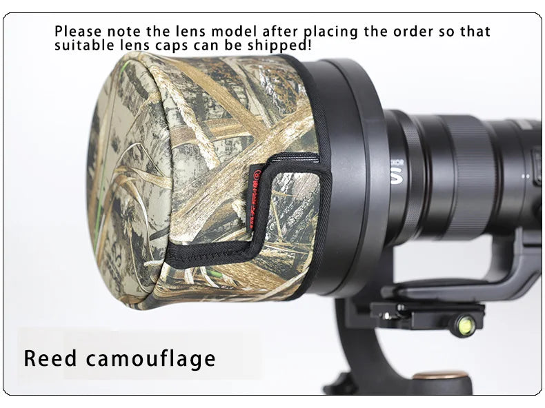CHASING BIRDS lens cap lens camouflage waterproof shot cap for CANON NIKON lens hood rainproof camo lens cap Reed China Mainland