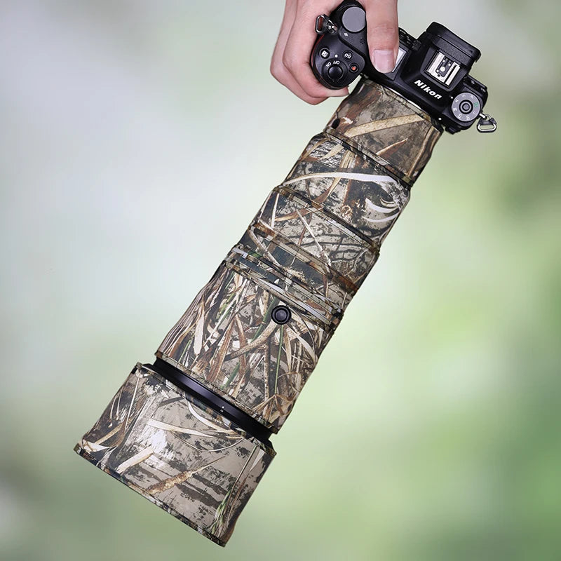 CHASING BIRDS camouflage lens coat for NIKON Z 600mm F6.3 VR S waterproof and rainproof lens protective cover Z 600 lens cover