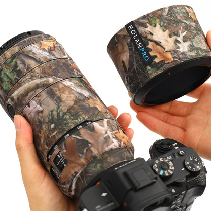 RolanPro Lens Coat for Sony FE 100-400mm F5.6-8 OSS (SEL100400) – Waterproof Camo Cover