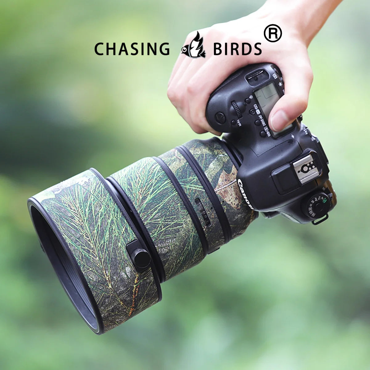 CHASING BIRDS Camouflage Lens Coat for SIGMA 105mm F1.4 DG HSM Art for CANON EF /NIKON Waterproof and Rainproof Lens Protective