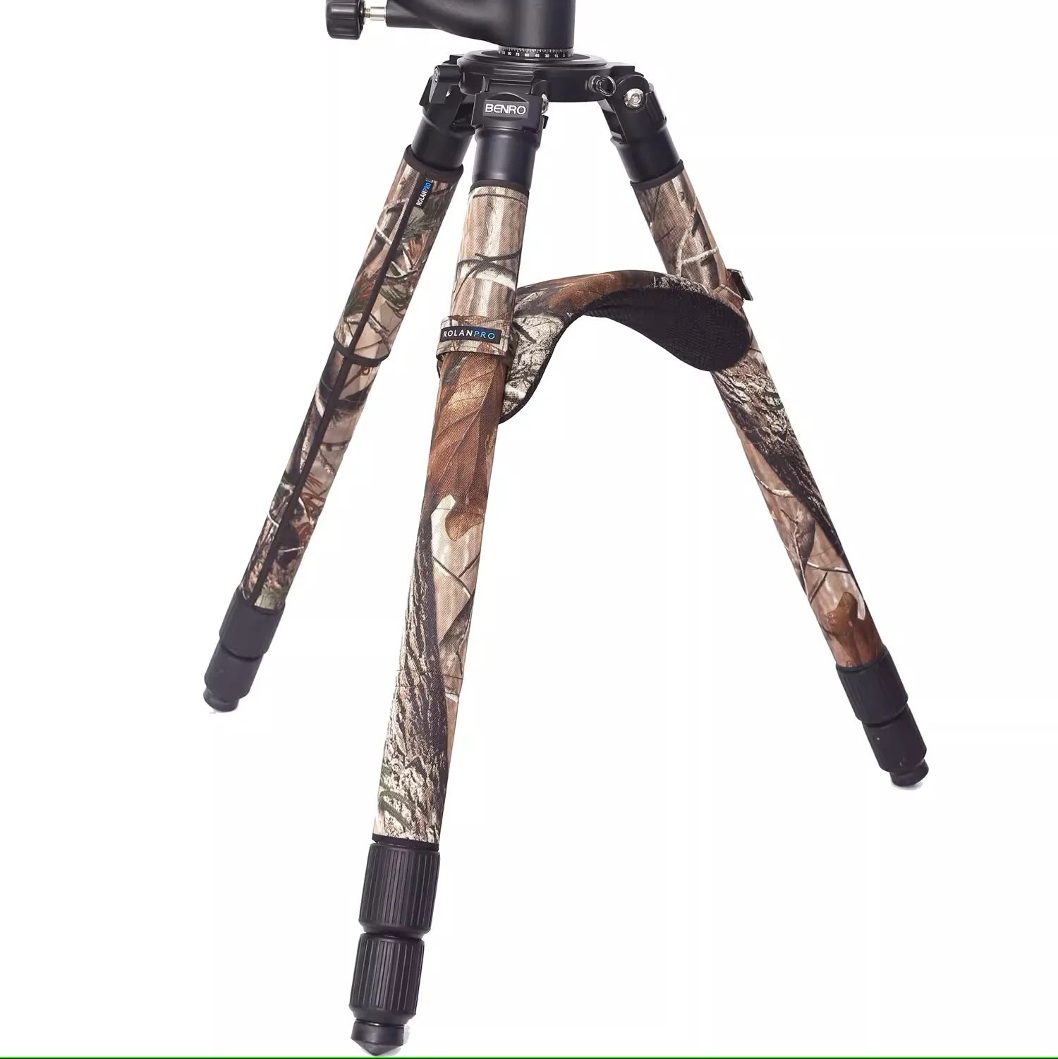ROLANPRO No Axis Tripod Shoulder Pads Shielding Sleeve Case Shoulder Pads Camera Guns Clothing For GITZO Benro RRS LEOFOTO Jungle camouflage China Mainland