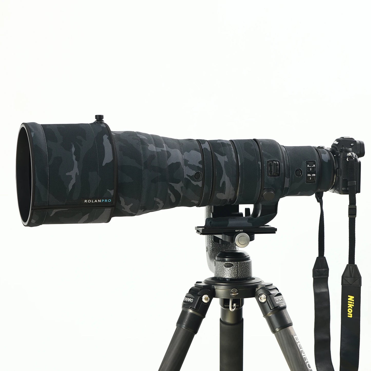 ROLANPRO Waterproof Lens Coat for Nikon Z 600mm F4 TC VR S Rain Cover Lens Protective Cover Guns Case Nikon z 600 f4 Camouflage