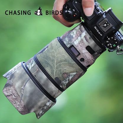 CHASING BIRDS camouflage lens coat for NIKON Z 50 mm F1.2 S waterproof and rainproof lens protective cover