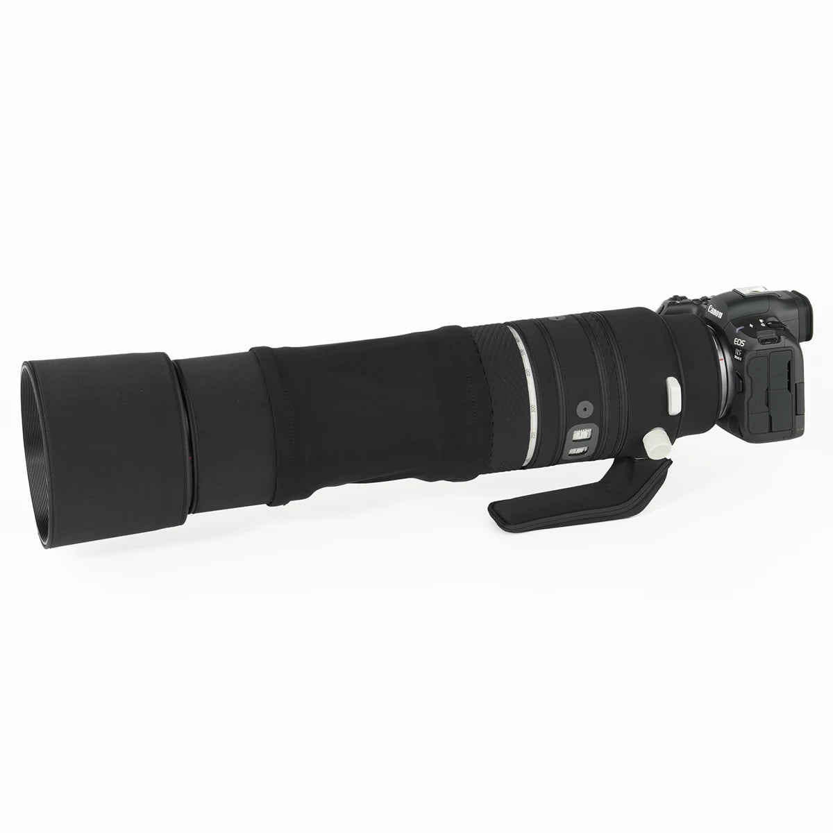 CHASING BIRDS camouflage lens coat for CANON RF 200 800 mm F 6.3-9 IS USM elastic waterproof and rainproof lens protective cover Classic black China Mainland
