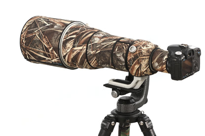ROLANPRO Lens Camouflage Coat for Canon EF 600mm F/4 L IS II USM Lens Protective Sleeve Guns Case Lens Cover Camera Bag dslr No.9d Waterproof China Mainland