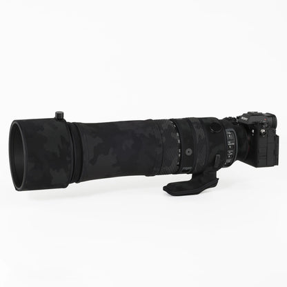 CHASING BIRDS camouflage lens coat for SIGMA 150-600mm F5-6.3 DG DN OS Sports for SONY E-mount waterproof lens protective cover Shadow Black China Mainland