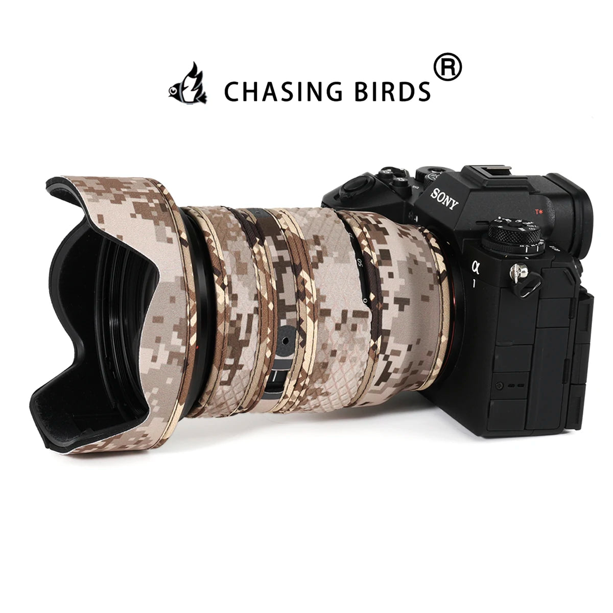CHASING BIRDS Version IV Lens Camouflage Coat for SONY FE 24-70mm F2.8 GM II waterproof and rainproof protective cover