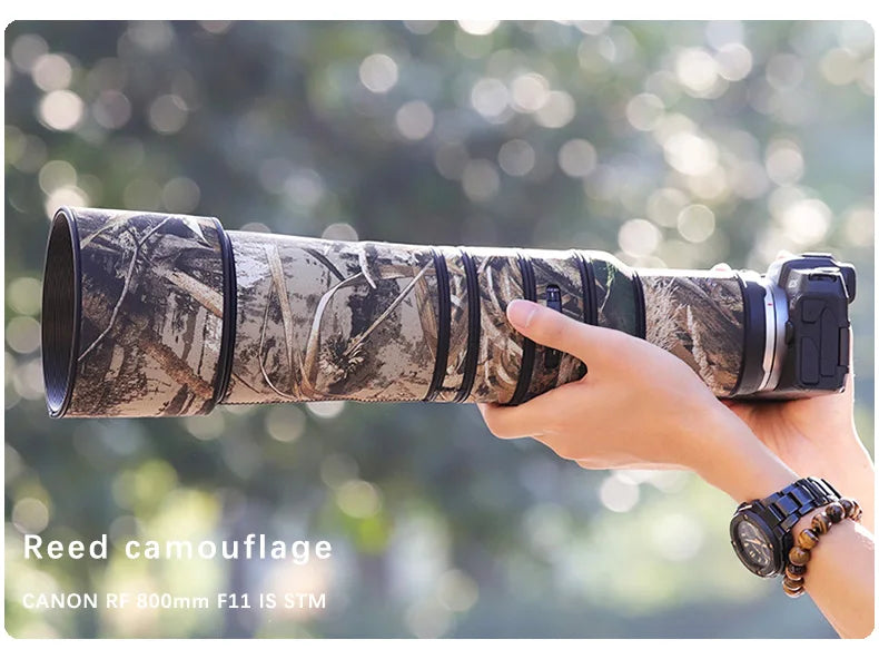 CHASING BIRDS camouflage lens coat for CANON RF 800 mm F11 IS USM waterproof and rainproof lens protective cover canon rf 800 Reed China Mainland