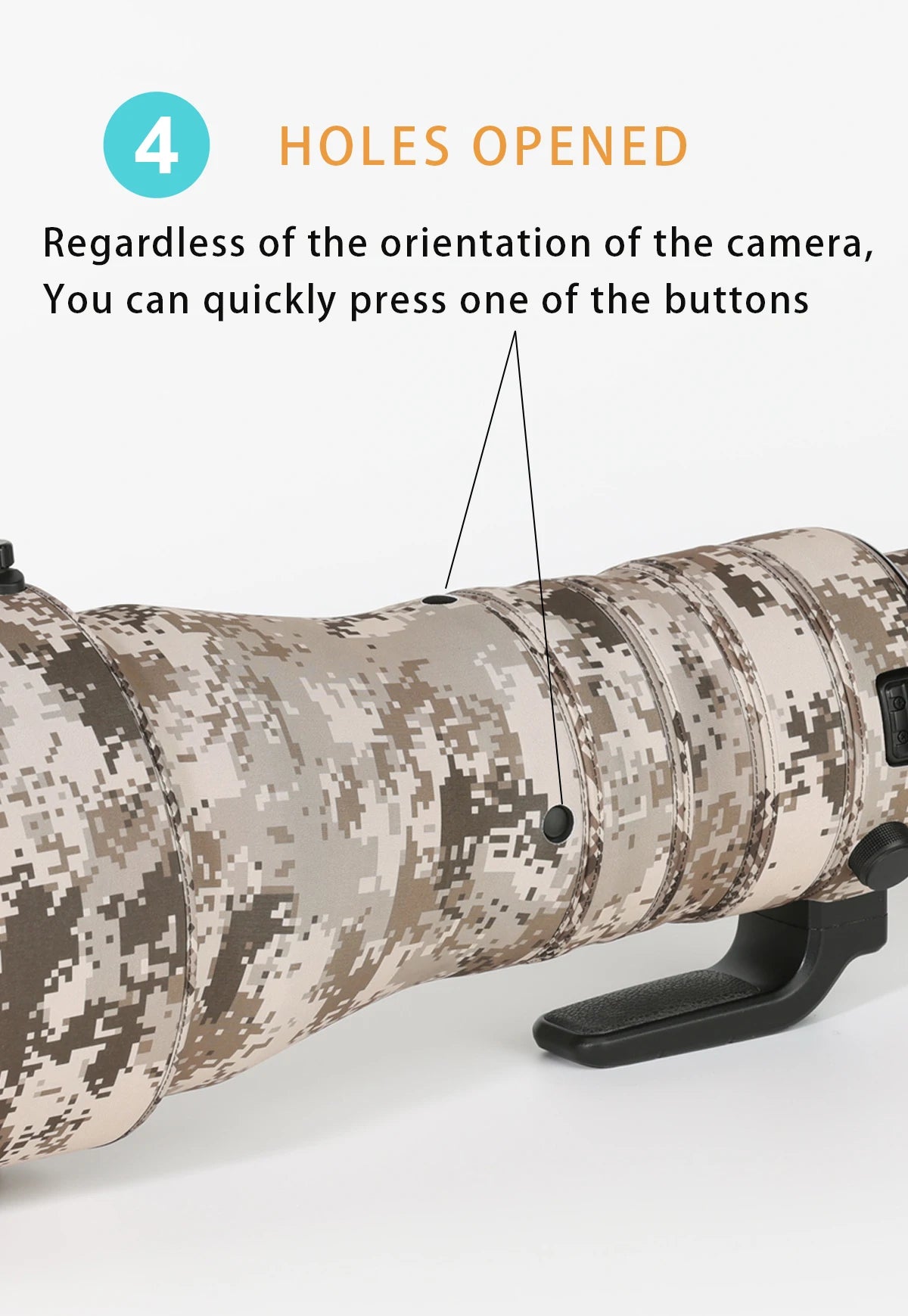 CHASING BIRDS camouflage lens coat for NIKON Z 400mm F2.8 TC VR S waterproof and rainproof lens protective cover z400 len cover