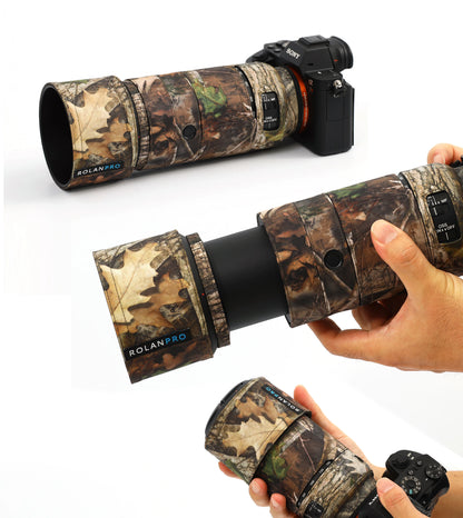 RolanPro Lens Coat for Sony FE 100-400mm F5.6-8 OSS (SEL100400) – Waterproof Camo Cover