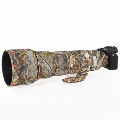 CHASING BIRDS Camouflage Waterproof Lens Coat for Sony FE 200-600mm F5.6-6.3 G OSS Rainproof Lens Protective Cover SEL 200600 Reed Camouflage