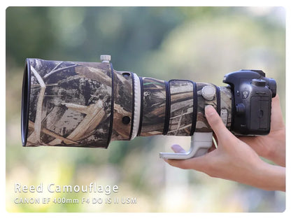 CHASING BIRDS camouflage lens coat for CANON EF 400mm F4 DO II USM waterproof and rainproof elasticity lens protective cover Reed China Mainland